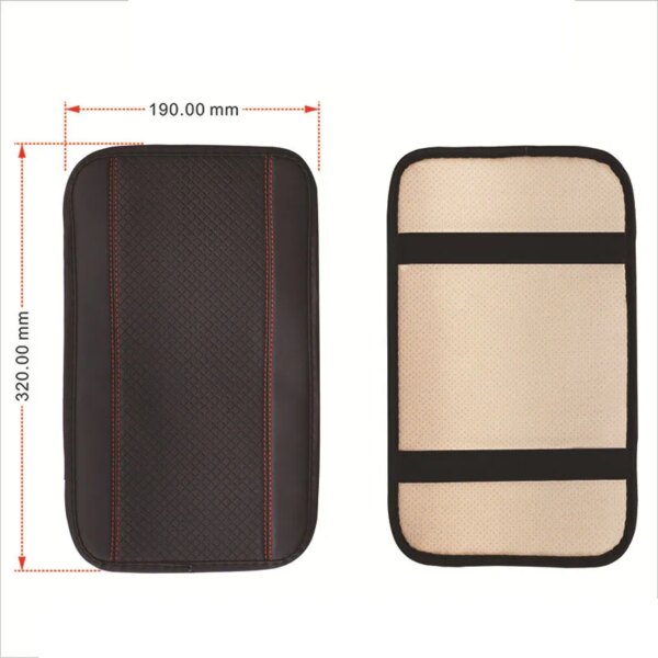66907-kgfzmx.jpg Universal Car Armrest Box Pad: Non-Slip Fiber Leather Cover