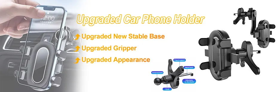 SEAMETAL Telescopic Car Phone & Tablet Holder: Universal Stand