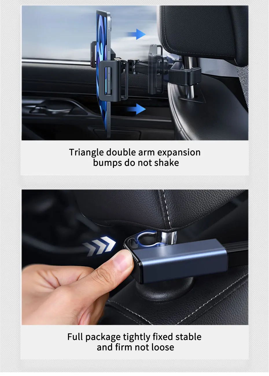 SEAMETAL Telescopic Car Phone & Tablet Holder: Universal Stand