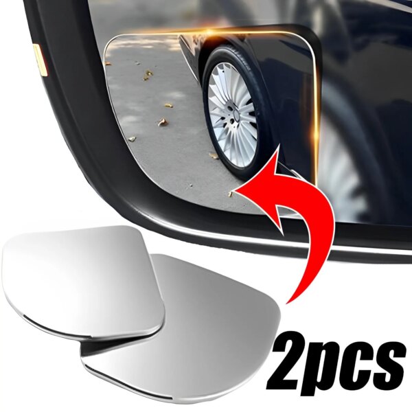 66944-abdel5.jpg 2pcs HD Frameless Small Round Car Blind Spot Mirrors: 360° Adjustable