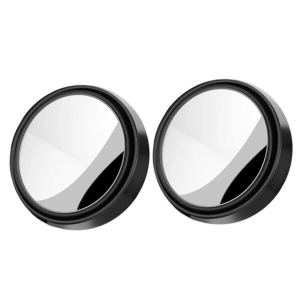 2Pcs Convex Blind Spot Mirrors: 360° Adjustable Wide-Angle