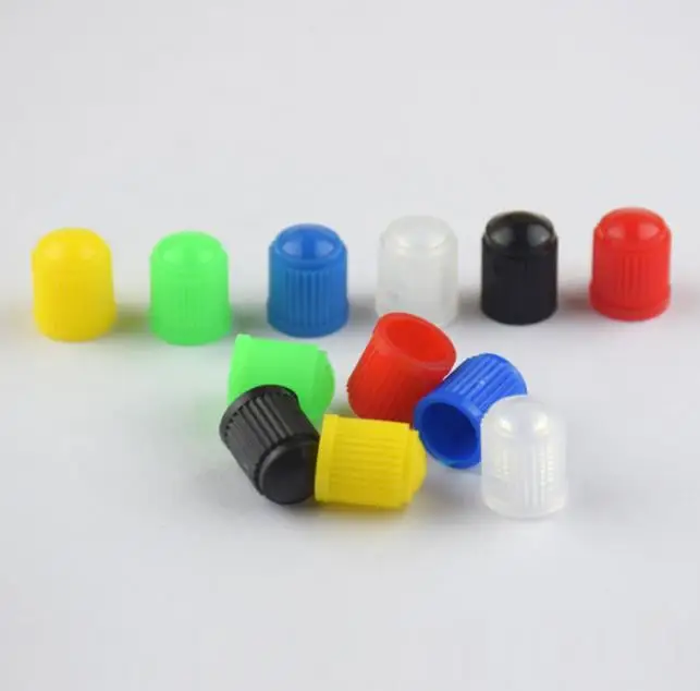 20PCS Black Plastic Dome Shape Tire Valve Caps: Car & Motorcycle Accessories