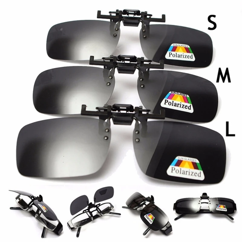 Polarized Sunglasses Clip On: Driving & Fishing Night Vision Clips