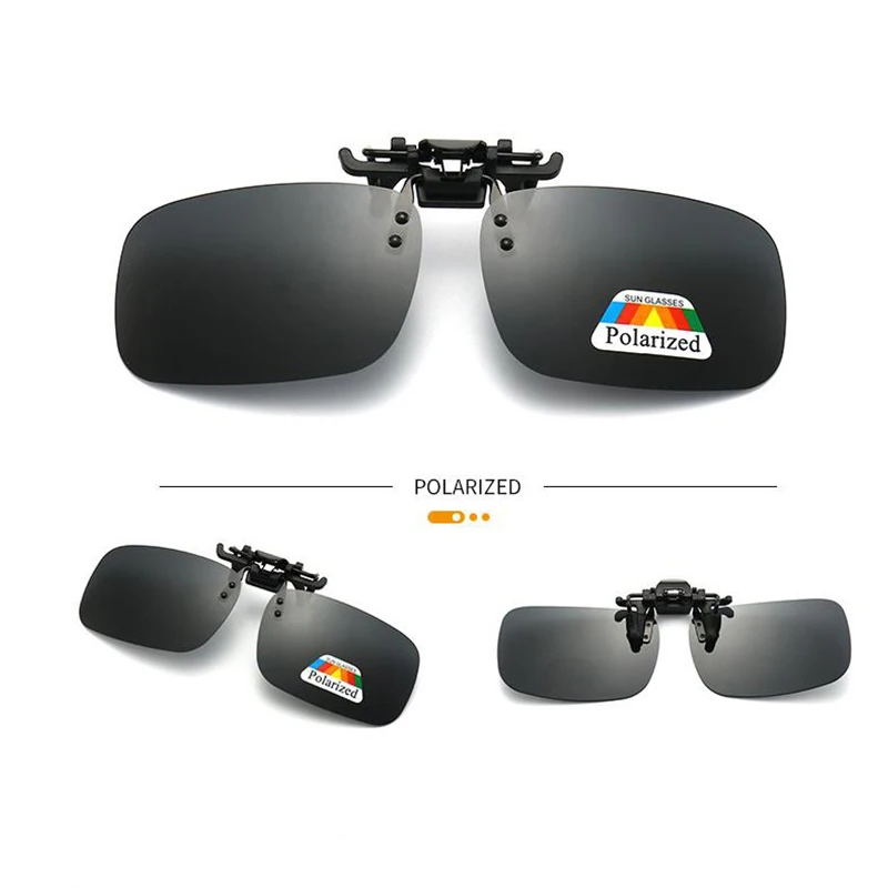 Polarized Sunglasses Clip On: Driving & Fishing Night Vision Clips