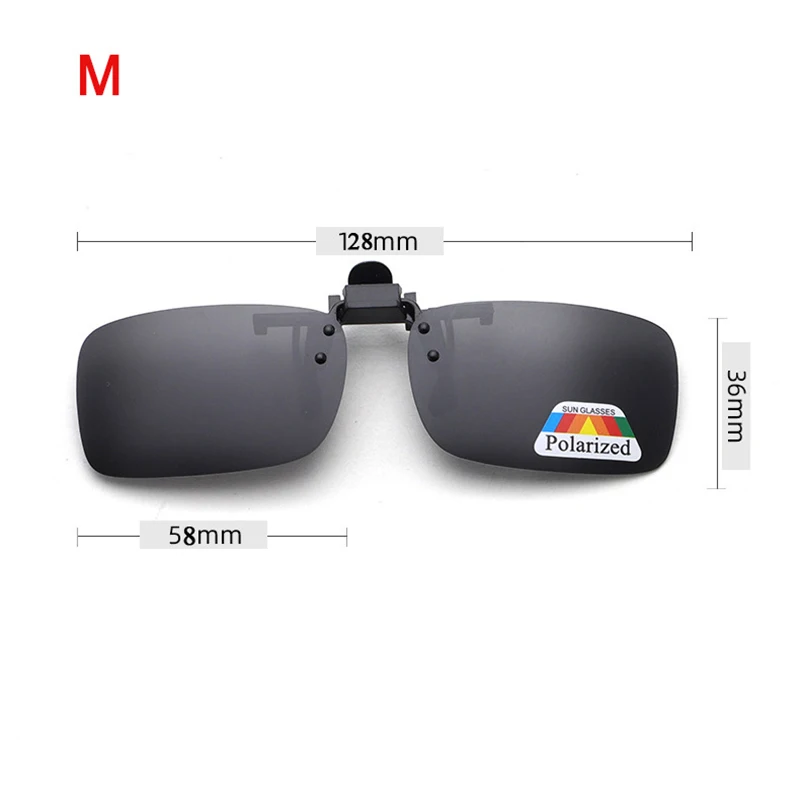 Polarized Sunglasses Clip On: Driving & Fishing Night Vision Clips