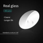 HD Frameless Adjustable Small Round Mirror: Wide-Angle Car Rear View