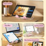 Multi-Functional 360° Rotating Mobile Phone Stand: Desktop Support Stand