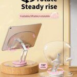 Multi-Functional 360° Rotating Mobile Phone Stand: Desktop Support Stand