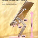 Multi-Functional 360° Rotating Mobile Phone Stand: Desktop Support Stand