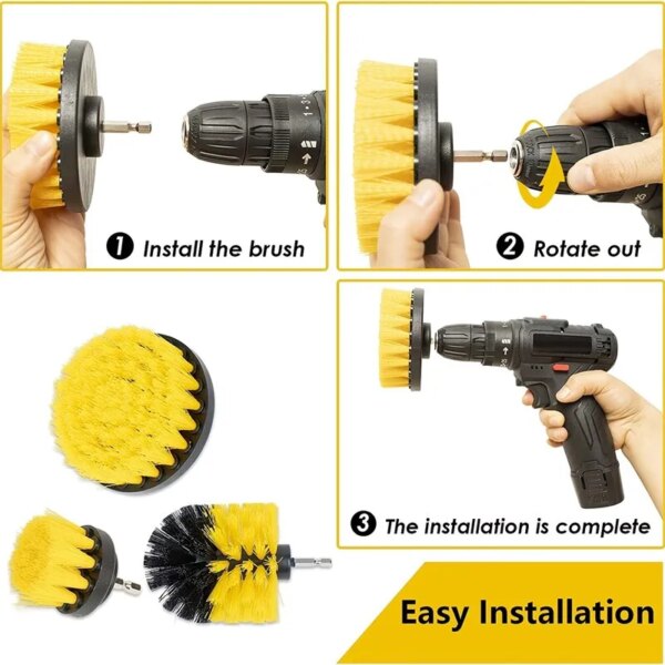 67475-0higeh.jpg 3pcs Power Scrubber Brush Set: Drill Attachment for Cleaning Showers, Tubs, and Tile Grout