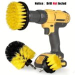 3pcs Power Scrubber Brush Set: Drill Attachment for Cleaning Showers, Tubs, and Tile Grout