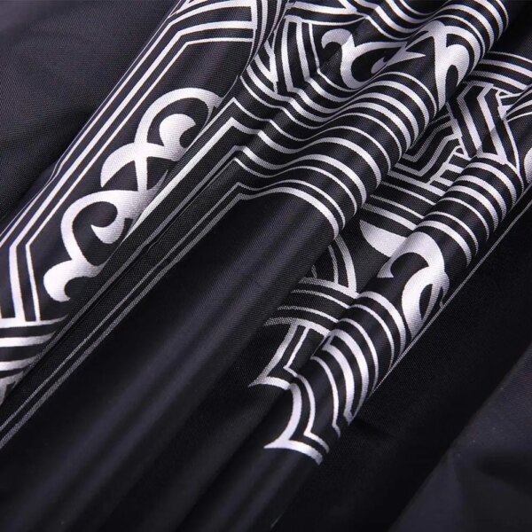 67485-sjtdes.jpg Portable Prayer Rug: Polyester Braided Mat with Compass Print, 100x60cm