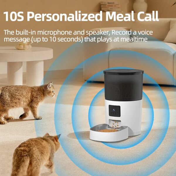 67540-si9q6g.jpg ROJECO Automatic Pet Feeder with Camera: Smart Video Dispenser for Cats and Dogs