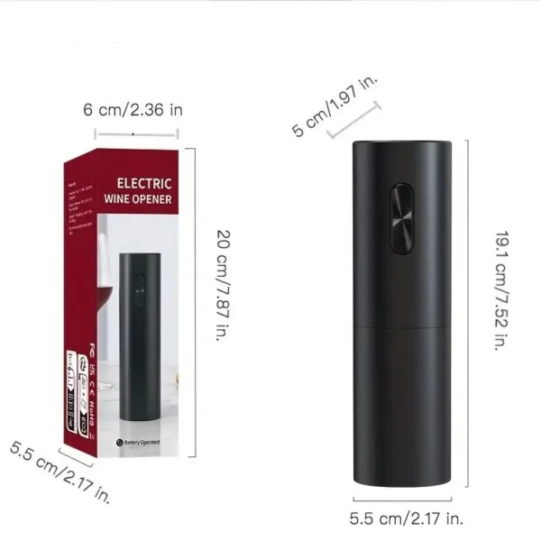 67583-9odgzi.jpg Automatic Electric Wine Opener: Corkscrew with Aerator Pourer, Foil Cutter