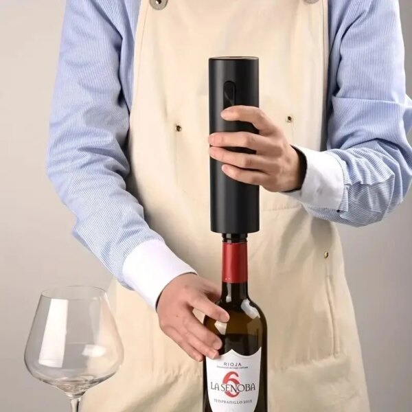 67583-oppa4w.jpg Automatic Electric Wine Opener: Corkscrew with Aerator Pourer, Foil Cutter