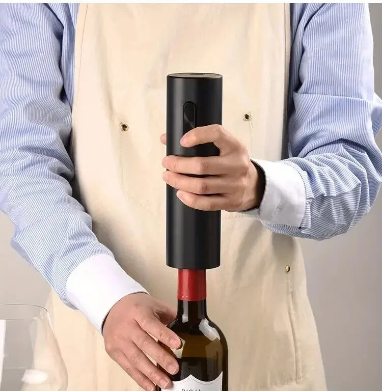 Automatic Electric Wine Opener: Corkscrew with Aerator Pourer, Foil Cutter