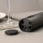 Automatic Electric Wine Opener: Corkscrew with Aerator Pourer, Foil Cutter