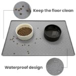 Silicone Pet Placemat: Waterproof Dog/Cat Feeding Mat