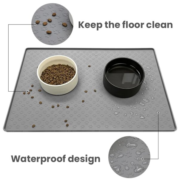67739-6ml2ha.jpg Silicone Pet Placemat: Waterproof Dog/Cat Feeding Mat