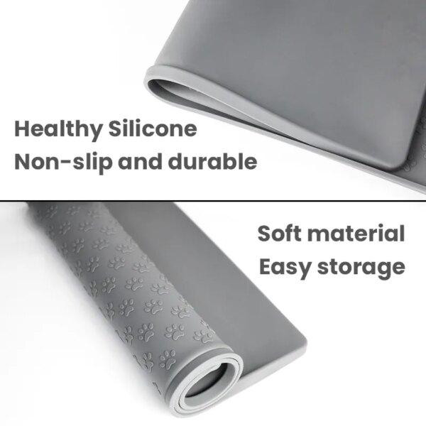 67739-e42xz8.jpg Silicone Pet Placemat: Waterproof Dog/Cat Feeding Mat