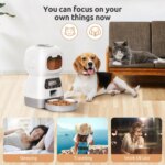 WiFi Smart Pet Feeder: 3.5L Automatic Dispenser with Voice Recorder