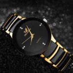 Fashion Steel Band Quartz Watch Set: Men's Personalized 3PCs