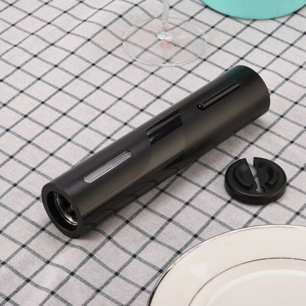 67836-een3wy.jpg Black Electric Wine Opener: Automatic Corkscrew with USB Charging