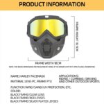 Windproof Motocross Goggles: UV Protection Eyewear with Mask