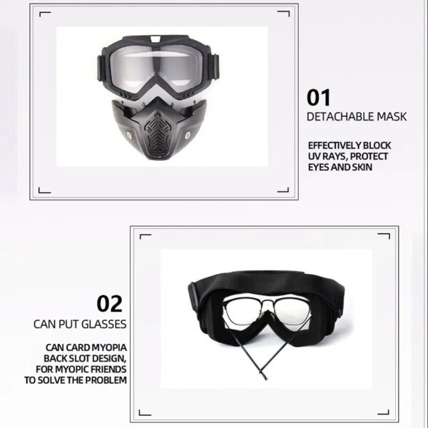 67850-nwykwh.jpg Windproof Motocross Goggles: UV Protection Eyewear with Mask