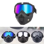 Windproof Motocross Goggles: UV Protection Eyewear with Mask