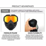 Windproof Motocross Goggles: UV Protection Eyewear with Mask