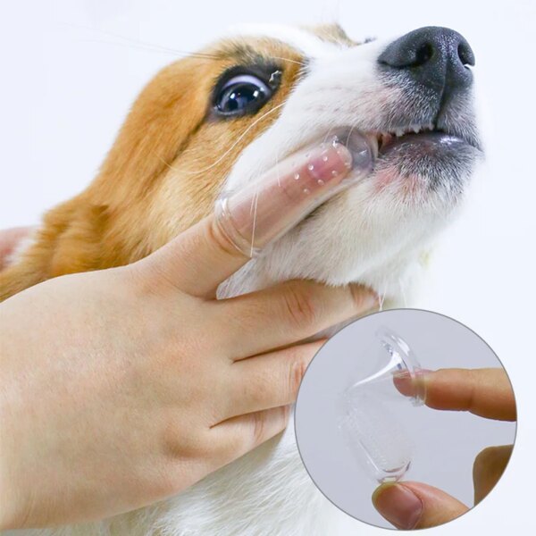 67881-tjewsy.jpg Super Soft Pet Finger Toothbrush: Dog & Cat Teeth Cleaning Tool