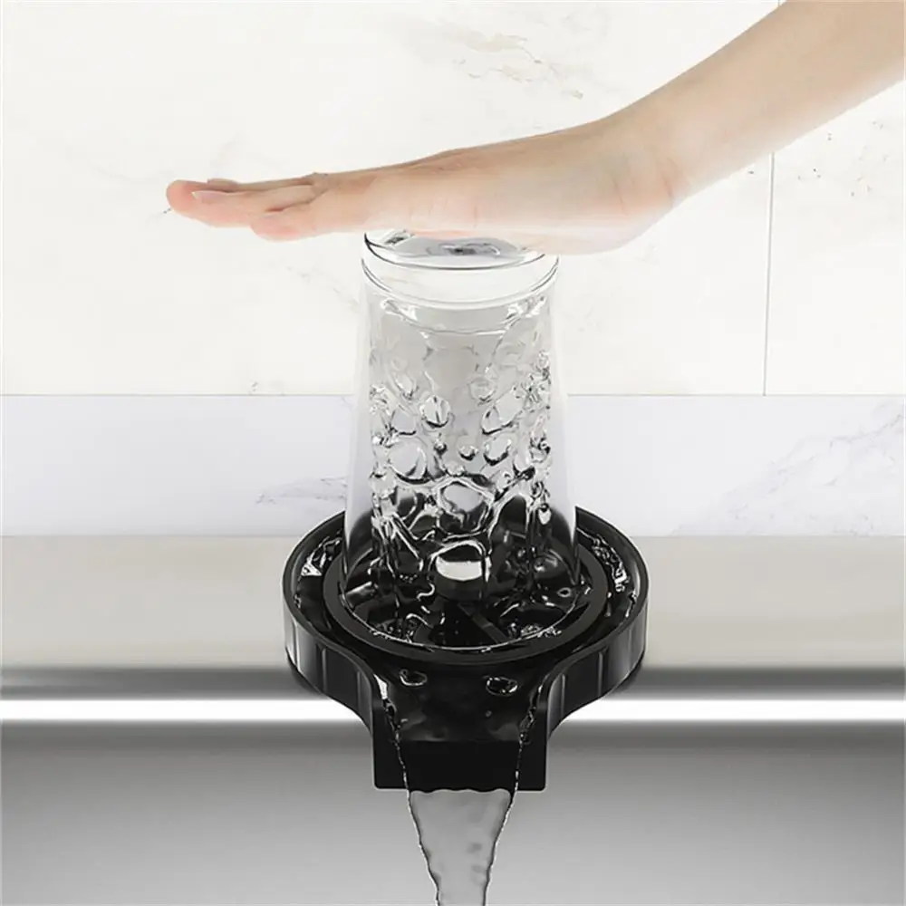 Automatic High Pressure Cup Washer: Faucet Glass Rinser for Kitchen Sink