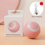 USB Charging Gravity Intelligent Rolling Ball Cat Toy: Teeth-Grinding and Bite-Resistant Pet Accessory
