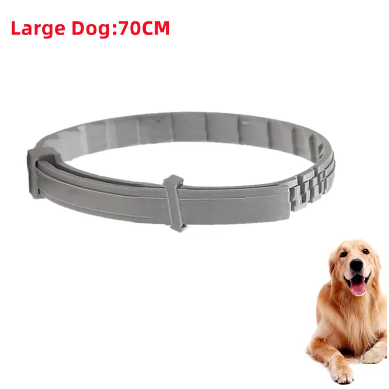 8-Month Protection Retractable Pet Collar: Anti-Flea and Tick for Dogs and Cats