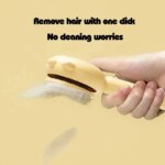 One-Key Hair Removal Pet Comb: Magic Massage Grooming Brush for Cats and Dogs
