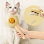 One-Key Hair Removal Pet Comb: Magic Massage Grooming Brush for Cats and Dogs