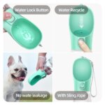 Leakproof Portable Dog Water Bottle: Ideal for Small to Large Dogs and Cats, Perfect for Outdoor Walking