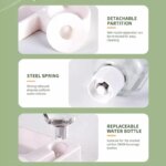 Double Dog and Cat Bowl Set: Pet Feeding Bowls Suitable for Cats and Small Dogs