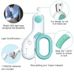 LED Light Pet Nail Clipper: Professional Claw Trimmer with Safety Lock for Cats, Dogs, Puppies, and Kittens