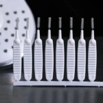 Micro Nylon Brush Nozzle: Shower Cleaning Tools for Bathroom, Available in 10-100PCS
