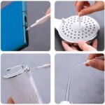 Micro Nylon Brush Nozzle: Shower Cleaning Tools for Bathroom, Available in 10-100PCS