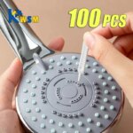 Micro Nylon Brush Nozzle: Shower Cleaning Tools for Bathroom, Available in 10-100PCS