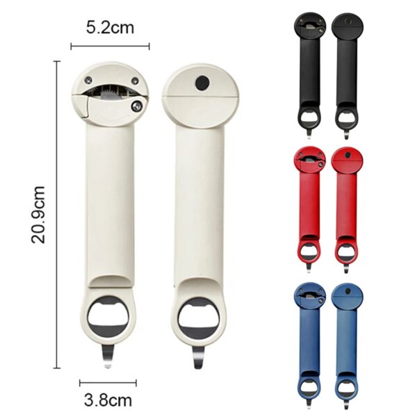 68231-fyap9m.jpg Retractable Multi-Function Bottle Opener: Stainless Steel, Magnetic Suction, Labor-Saving Kitchen Tool