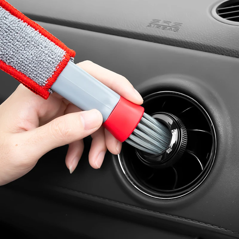 Multi-Purpose Car Air-Conditioner Outlet Cleaning Tool: Dust Brush for Interior Car Accessories