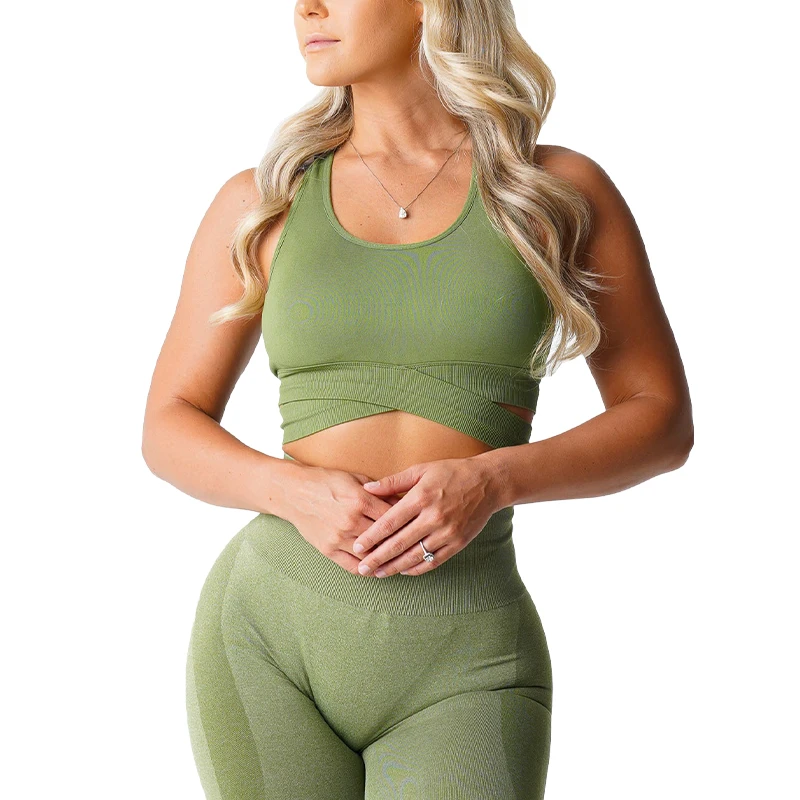 Nvgtn Sculpt Seamless Bra Top: Elastic, Breathable, Fitness Underwear for Women