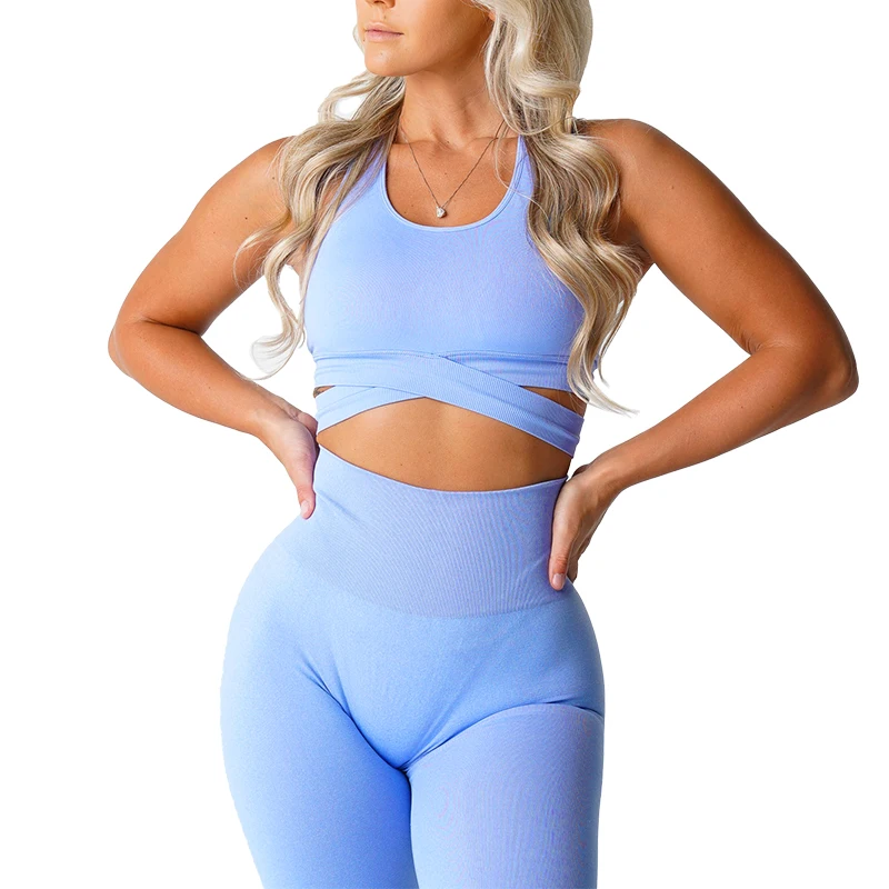 Nvgtn Sculpt Seamless Bra Top: Elastic, Breathable, Fitness Underwear for Women