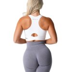 Nvgtn Sculpt Seamless Bra Top: Elastic, Breathable, Fitness Underwear for Women