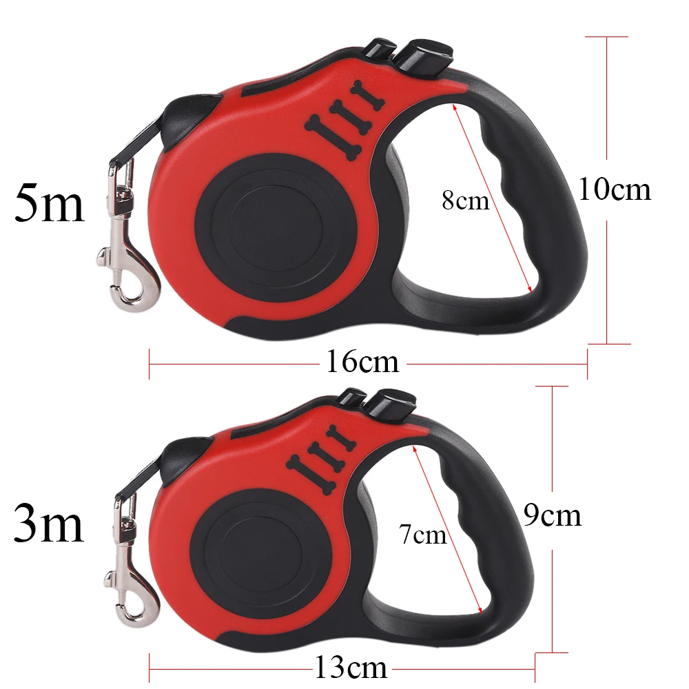 Automatic Retractable Nylon Dog Leash: Durable Lead for Small Dogs and Cats, Perfect for Outdoor Travel and Walking