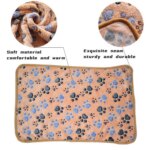 Soft Fluffy Pet Blanket: High Quality, Cute Cartoon Pattern, Warm and Comfortable for Cats and Dogs